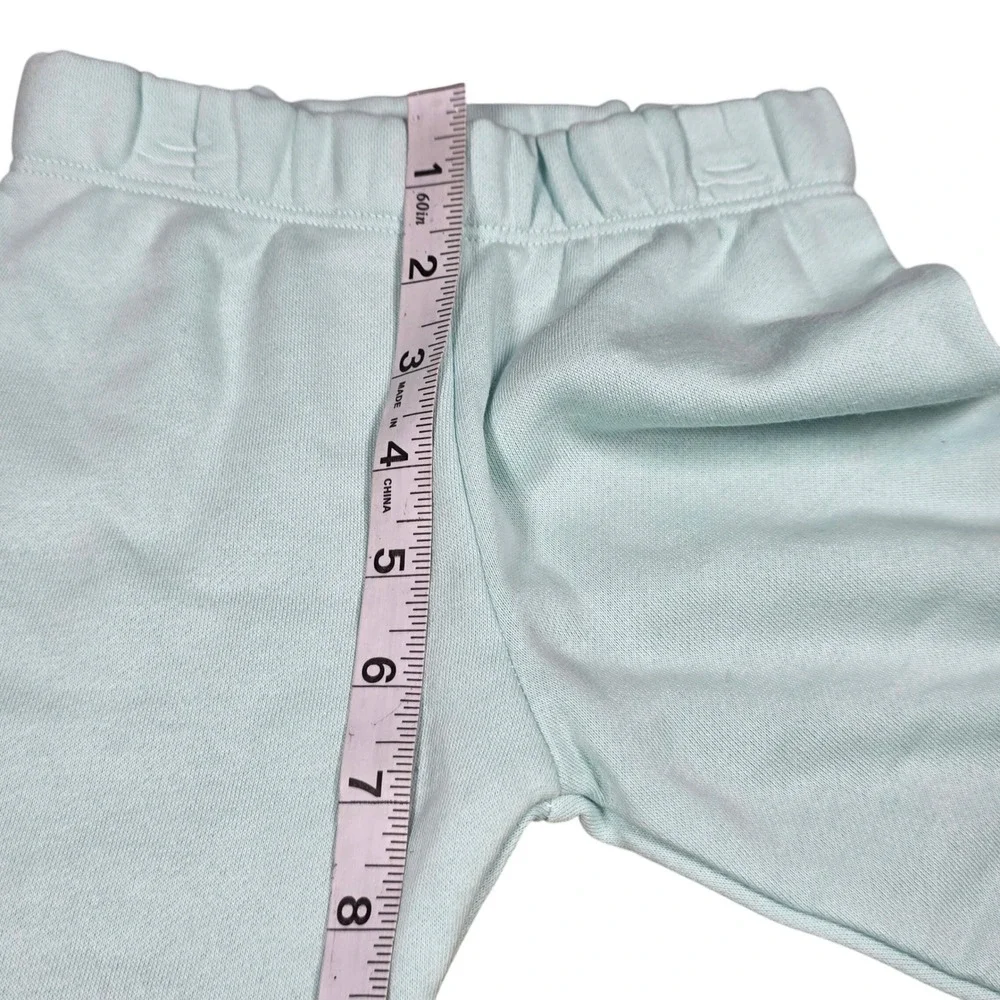 Wonder Nation Baby Girls Aqua Sunshine Fleece Sweatshirt and Pants Set 12M NEW‎